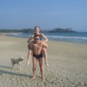 Фотография "С Таней на пляже Палолем"