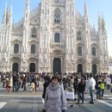 Фотография "У собора Дуомо в Милане"