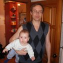 Фотография "Я с сыном дома. Ему чуть больше 7. Февраль 2008."