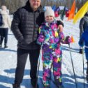 Фотография "С доченькой на день лыжника"