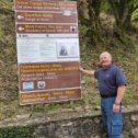 Фотография "Посёлок Konitsa
Горный монастырь Hole Monastery Panagias Stomiou 
Информационный щит"