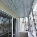 Фотография "Остекление балкона профиль provedal белого цвета, монтаж подоконника с выносом на 3 стороны, внешняя отделка металлическим профлистом"