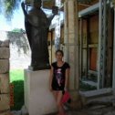 Фотография "Я и статуя Святого Николая. Демре-Турция-2010г."