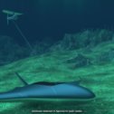 Фотография "Подводный дрон в виде ската-манты для DARPA. Представлен прототип Manta Ray от одного из крупнейших подрядчиков Пентагона, военно-промышленная компания Northrop Grumman."