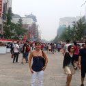 Фотография "пешеходная торговая улица, Пекин"