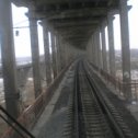 Фотография "ж.д мост через Волггу"