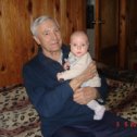 Фотография "Иванушка с счастливым дедом"