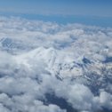 Фотография "Вершина горы Эльбрус. Вид с самолёта. "