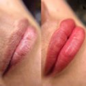 Фотография "Перманентный макияж губ👄
Подчеркнуть губы и их контур, сделать их выразительными, особенно когда натуральный цвет бледный.🤳
"