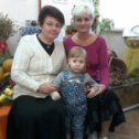 Фотография "В церкви праздник урожая я, сестра и внучка Ксюша(от дочки Марины) 2018г"