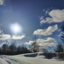 Фотография "Остеево. 09.03.2024. Только у нас такое небо!!!"