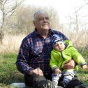 Фотография "Я с внуком Леонидом."