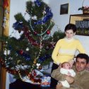 Фотография "Я, Камран и Сона Новый год 2001 "