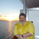 Фотография "Закат в Тихом Океане. Круиз. Декабрь 2011"