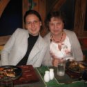 Фотография "С дочерью Леной в мексиканском ресторане"