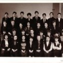 Фотография "1988. I am third from the left in the third row. Sitting right next to Mrs. Hitler - my math teacher."