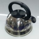 Фотография "Чайник из нержавеющей стали со свистком  объем 3,0 л,  Рисунок-индикатор меняет цвет при нагревании. 
Подробнее на vk.com/public_nahodka_rnd"