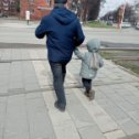 Фотография "Дед с внуком на прогулке 😘🥰👍"