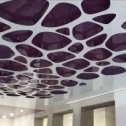 Фотография "комбинация цвета+ перфорированный натяжной потолок ( площадь 60м2)"