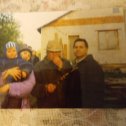 Фотография "В гостях у сестры лет 20 назад , Иван с шашлыком!"