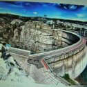 Фотография "Плотина Чиркейской ГЭС. Дагестан."
