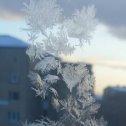 Фотография "Морозный узор на стекле 30.01.24"
