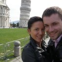 Фотография "Я и моя любимая супруга. Италия. Пизанская Башня. Апрель 2010. "