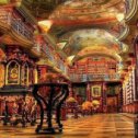 Фотография "Самая красивая библиотека в мире. Прага, Чехия."