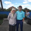 Фотография "Тёте Фене 90 лет!. С правнуком Серёжей. Радуемся!"