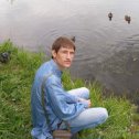 Фотография "Июнь 2009. Москва. Я и утки на Свибловских прудах."