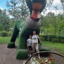 Фотография "Абакан,парк Орленок . Лена с внучкой Олесей"