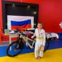 Фотография "Мой   внучки   Тимочка занял 1 место! Награда велосипед!!! "