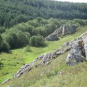 Фотография "РОДИНА.СКАЛЫ У КОСЯКОВСКОЙ РЕДКИ.07.09.22.г.ЗДЕСЬ В КУСТАХ ПРТЕКАЕТ РЕЧКА КАТЫШКА-ИВАНОВКА."