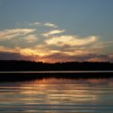Фотография "закат над озером"