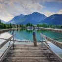 Фотография "Der Schliersee in Bayern mit dem Blick auf die Berge, ist traumhaft schön 😊"