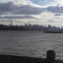 Фотография "Hudson River (Gydzon), vid na Manhattan"