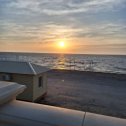 Фотография "Вечерний закат солнца. Азовское море сегодня😍 "