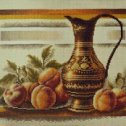Фотография "Вышивка крестом "Натюрморт с персиками""
