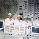 Фотография "Ленинградская атомная станция.24 05 06.Я справа.И мои коллеги."