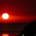Фотография "Закат на черном море(Фото с балкона)"