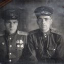 Фотография "Соловьев Александр Петрович с однополчанином. 1943г."