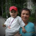 Фотография "Я с младшим внуком Ильясом "