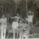 Фотография "1993. отмечаем окончание школы в лесу"