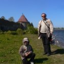 Фотография "весна 2008 г. крепость Орешек. прогулки с сыном"