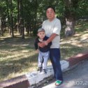 Фотография "С внуком в горах под Ташкентом на отдыхе"