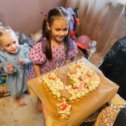 Фотография " В этом году Милашка категорически отказалась от покупного торта, сказав «Мама, я хочу домашний торт, постряпай торт своими руками!»✅🎂 Собственно вот, мое творение для любомой дочурки🥰"