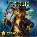 Фотография "Я прошла 110 уровень! http://odnoklassniki.ru/game/indikot"