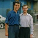 Фотография "Я с моим родным братом на его работе - август 2002г."