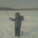 Фотография "Димуля на зимней рыбалке"