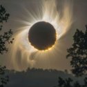 Фотография "Полное солнечное затмение.8 апреля 2024 г"